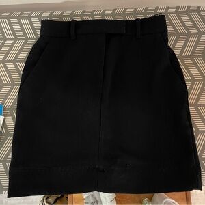 Wilfred Black Mini Skirt